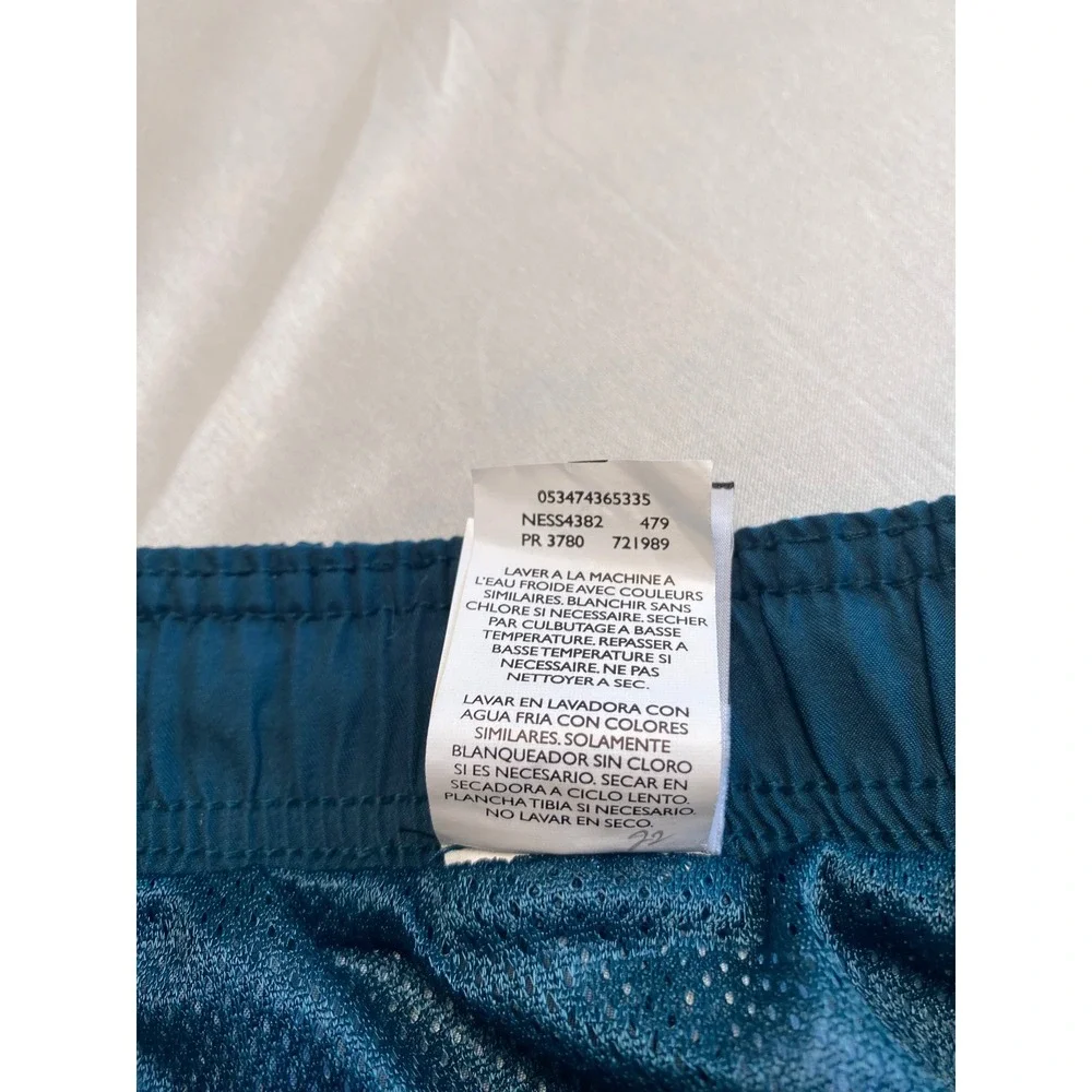 Nike Swim Mens Teal Blue Abstract Print Board Shorts NESS4382 XL